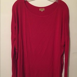 Red Long Sleeve Piko
